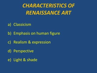 features of renaissance art