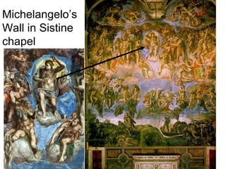 Michelangelo’s Wall in Sistine chapel 