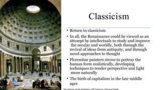 Capitalism Renaissance RENAISSANCE ITALY ARCHITECTURE PPT STUDY | PPTX