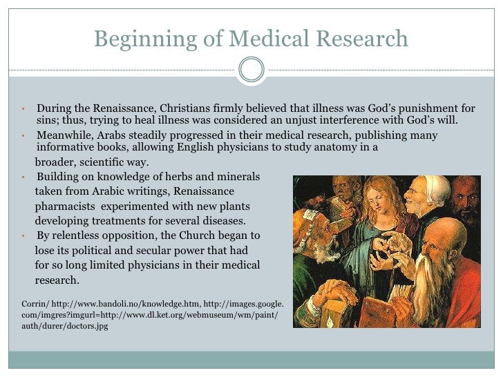 Renaissance Medicine Medicine Through the Ages