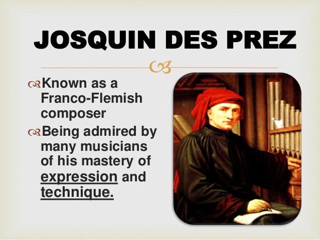 MUSIC OF THE RENAISSANCE PERIOD