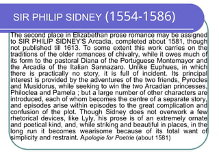 Renaissance Prose.ppt. in history of English. | PPT