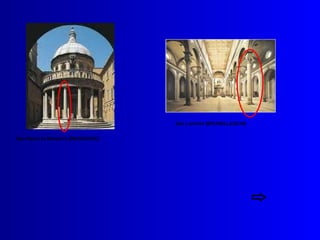 San Pietro in Montorio (BRAMANTE) San Lorenzo (BRUNELLESCHI) 