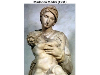 LES PIETATS DE MIQUEL ÀNGEL
LA PIETAT (1496)
LA PIETAT DEL DUOMO
(1557)
LA PIETAT PALESTRINA
(dècada 1550)LA PIETAT RONDANINI (1564)
 