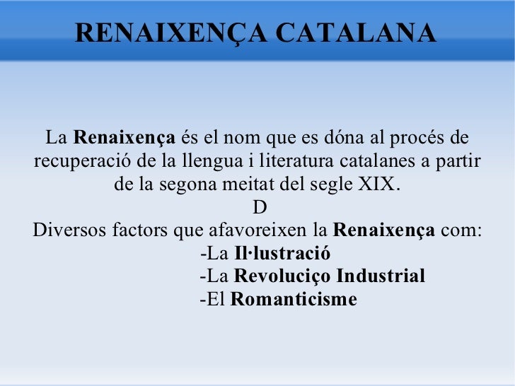 Renaixença