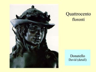 Donatello David (detall) Quattrocento   florentí 