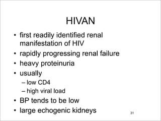 The Kidney and HIV