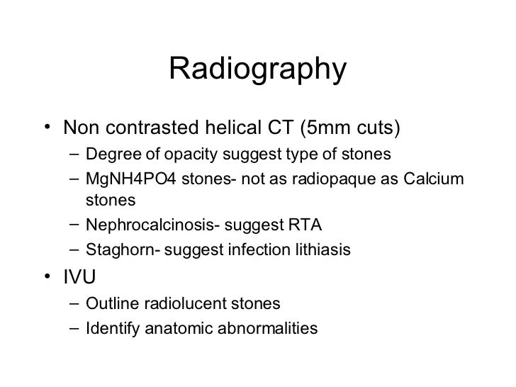 Renal Calculi
