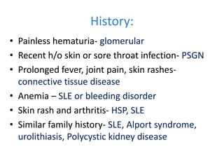 Introduction to Renal System and Hematuria | PPTX