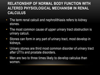 Renal calculi | PPTX