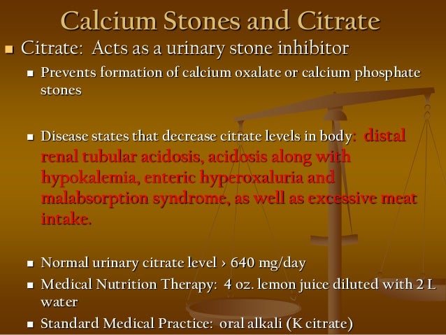 Renal Stone Disease
