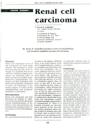 Renal cell carcinoma | PDF