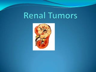 RENAL CELL CARCINOMA PATHOGENESIS AND CLASSIFICATION | PPTX