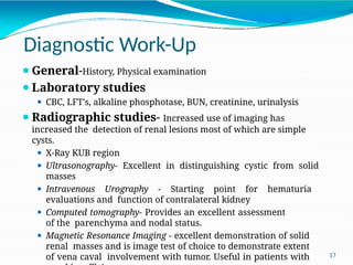 RENAL CELL CARCINOMA PATHOGENESIS AND CLASSIFICATION | PPTX
