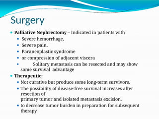 RENAL CELL CARCINOMA PATHOGENESIS AND CLASSIFICATION | PPTX