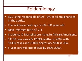 Renal Cell Carcinoma Diagnosis And Management | PPT