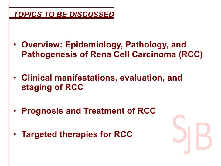 What is the prognosis of a renal cell carcinoma diagnosis?