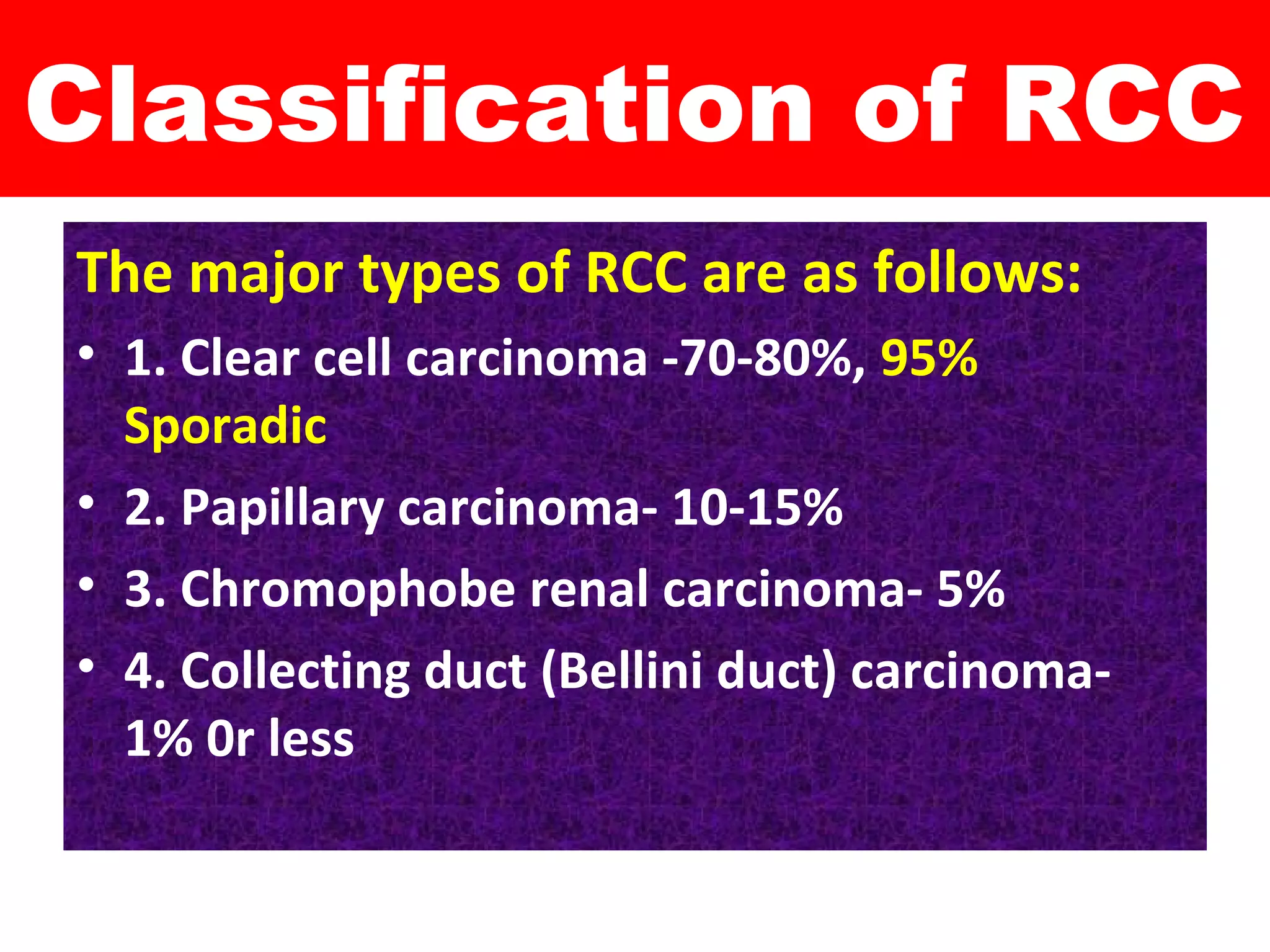 Renal cell carcinoma for students | PPT