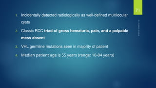 Pt Classification Rcc RENAL CELL TUMOR PART-1 ( recent updates) | PPTX
