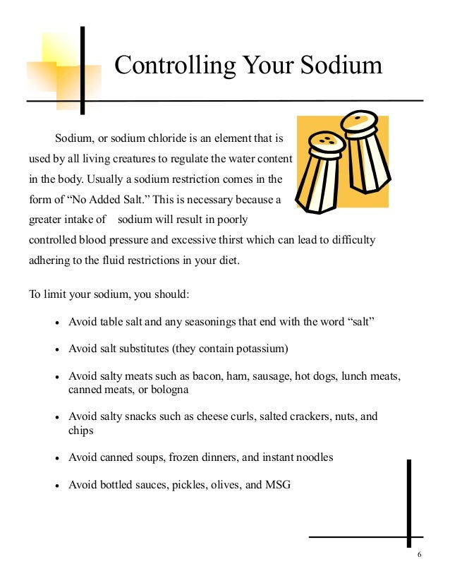 Renal Diet Prepared Foods Renal Diet Prepared Foods