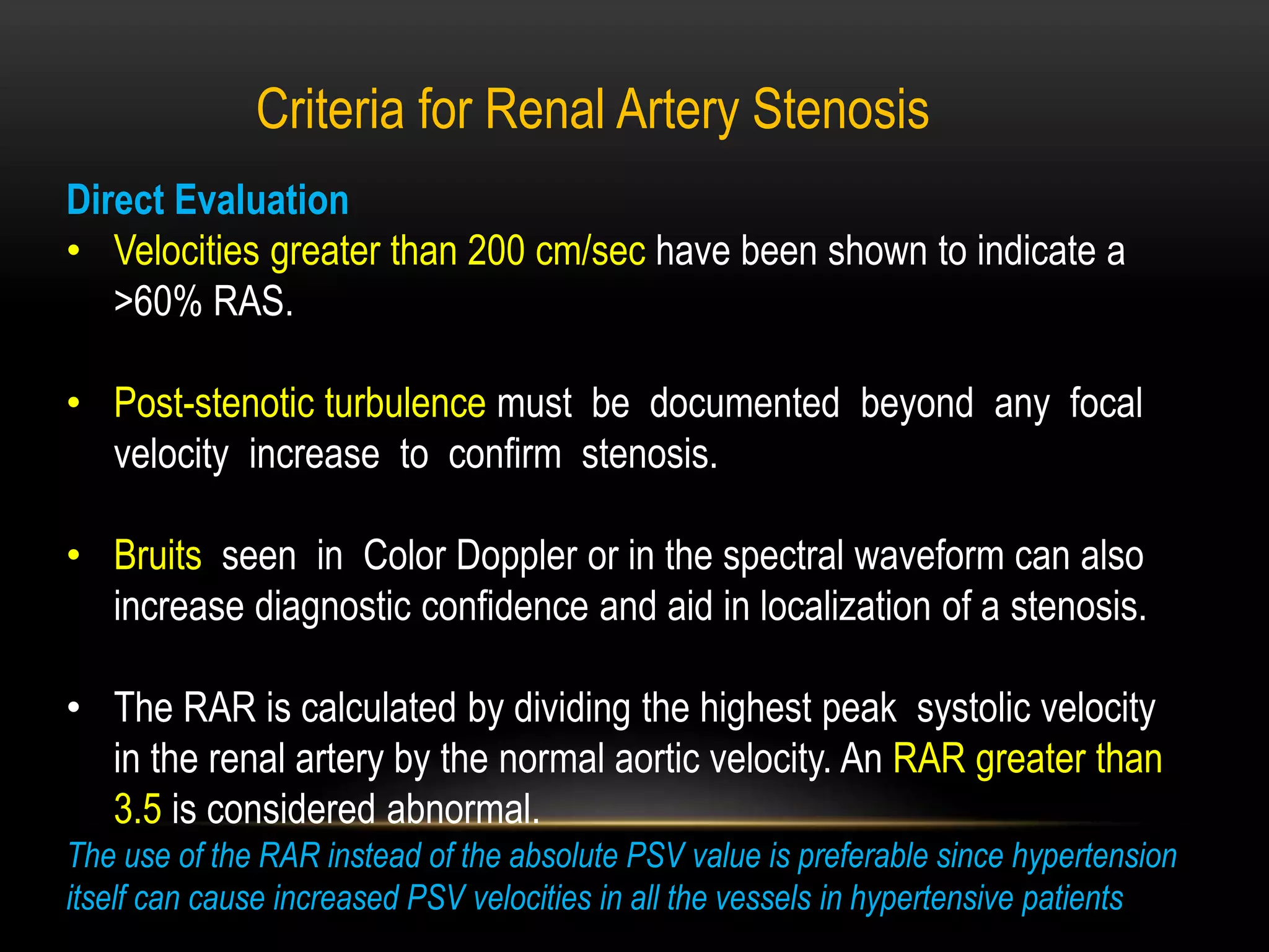 Renal doppler | PPTX