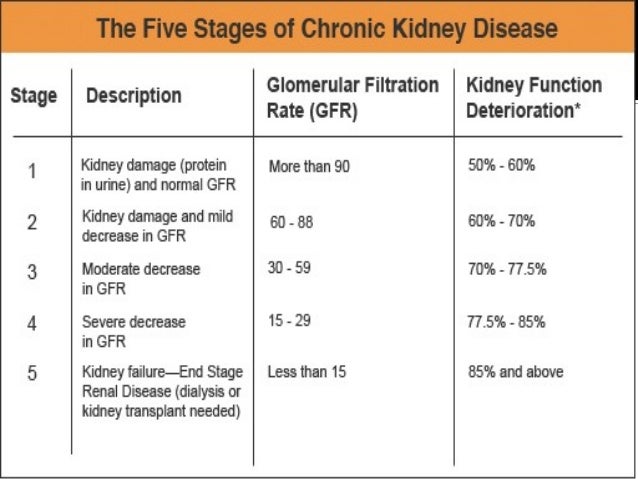 renal failure acute and chronic protein absorption rate chart