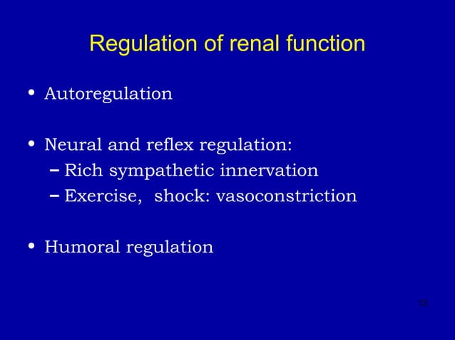 Renal func & dysfunc may 2016 | PPT
