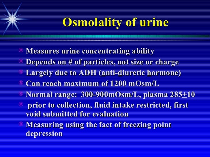 Renal functions
