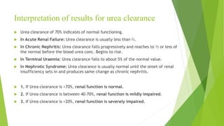 Renal function test | PPTX