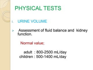 Renal function tests | PPTX