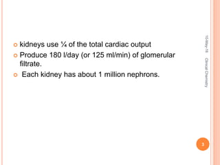 Kidney Output Numbers Renal function tests | PPTX