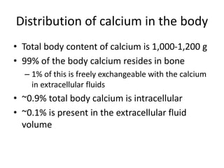 Renal handling of Calcium, Phosphorus and Magnesium | PPTX