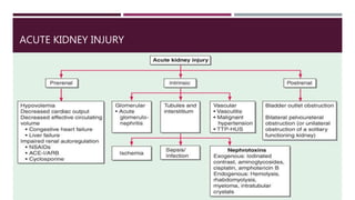 ACUTE KIDNEY INJURY
 
