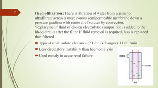 Renal replacement therapy | PPTX