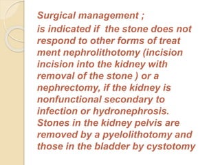 Renal stones | PPTX