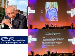 Sir Roy Calne
Pioneers in Transplantation
ATC, Philadelphia 2015
 