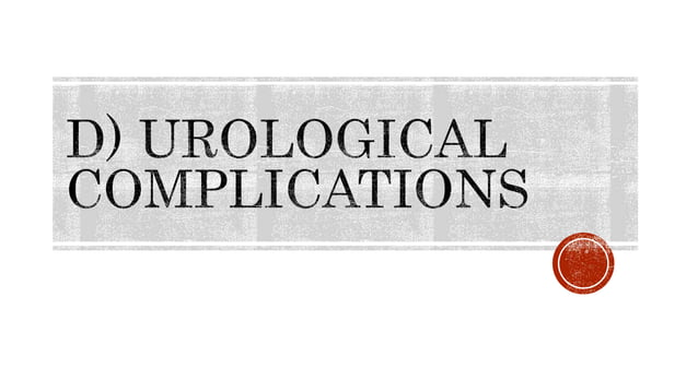 Renal transplantation surgery and its complications | PPTX