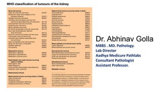 Dr. Abhinav Golla
MBBS . MD. Pathology.
Lab Director
Aadhya Medicure Pathlabs
Consultant Pathologist
Assistant Professor.
 
