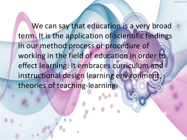 The Meaning Of Educational Technology