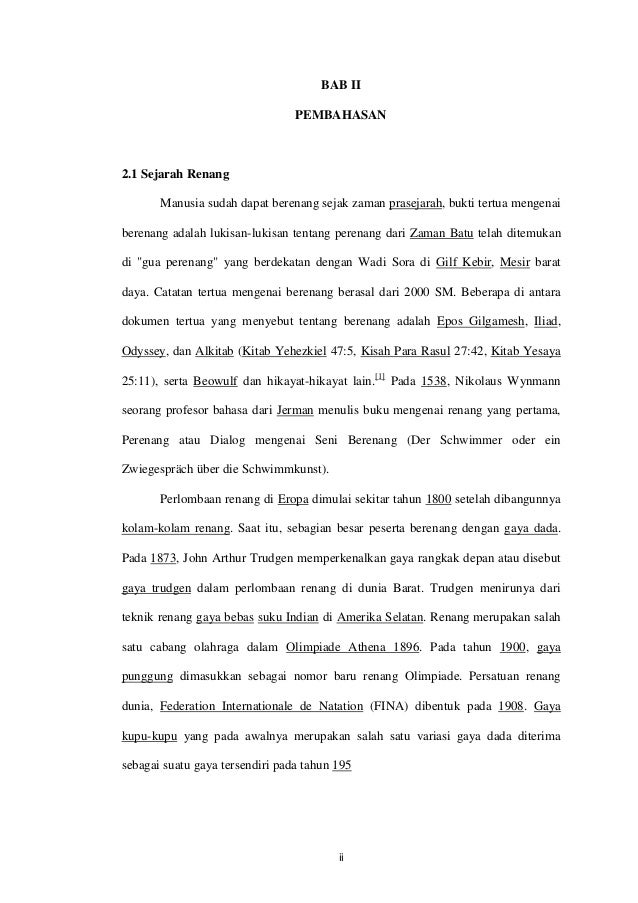 Makalah Renang