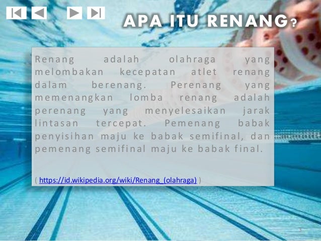 Materi Renang
