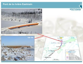 24
Pont de la rivière Eastmain
KM 184
KM 184
 