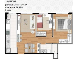 Apartamento Renascence Santa Cândida Pronto p/ morar (novo)