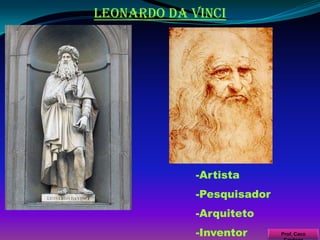 Uso do telescópio descobriu as montanhas da Lua      descobriu os satélites de Júpiter      descobriu as manchas solares      descobriu os anéis de SaturnoGalileu e a InquisiçãoProf. Caco Cardozo