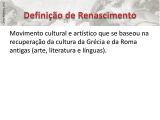 Carlos Pinheiro, 2012




                        Movimento cultural e artístico que se baseou na
                        ...