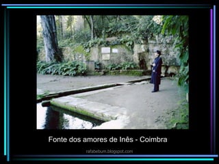 Fonte dos amores de Inês - Coimbra
rafabebum.blogspot.com
 