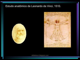Estudo anatômico de Leonardo da Vinci, 1510.
rafabebum.blogspot.com
 
