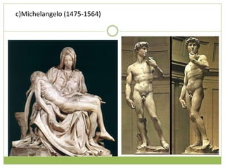 c)Michelangelo (1475-1564)
 