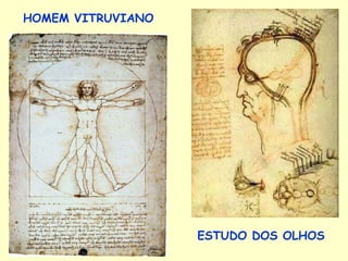 HOMEM VITRUVIANO ESTUDO DOS OLHOS 