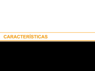 CARACTERÍSTICAS   